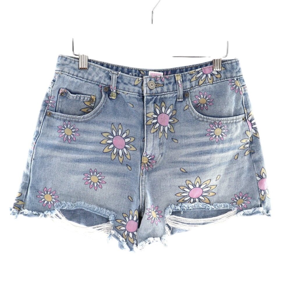 No Boundaries Denim Shorts Womens 9 Blue Y2K Casual‎ Retro Festival 70's Resort
